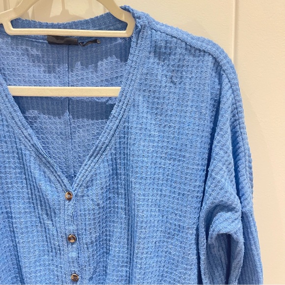 Urban Outfitters Jojo Oversized Thermal Cardigan in Bright Blue (XS) - Picture 8 of 10